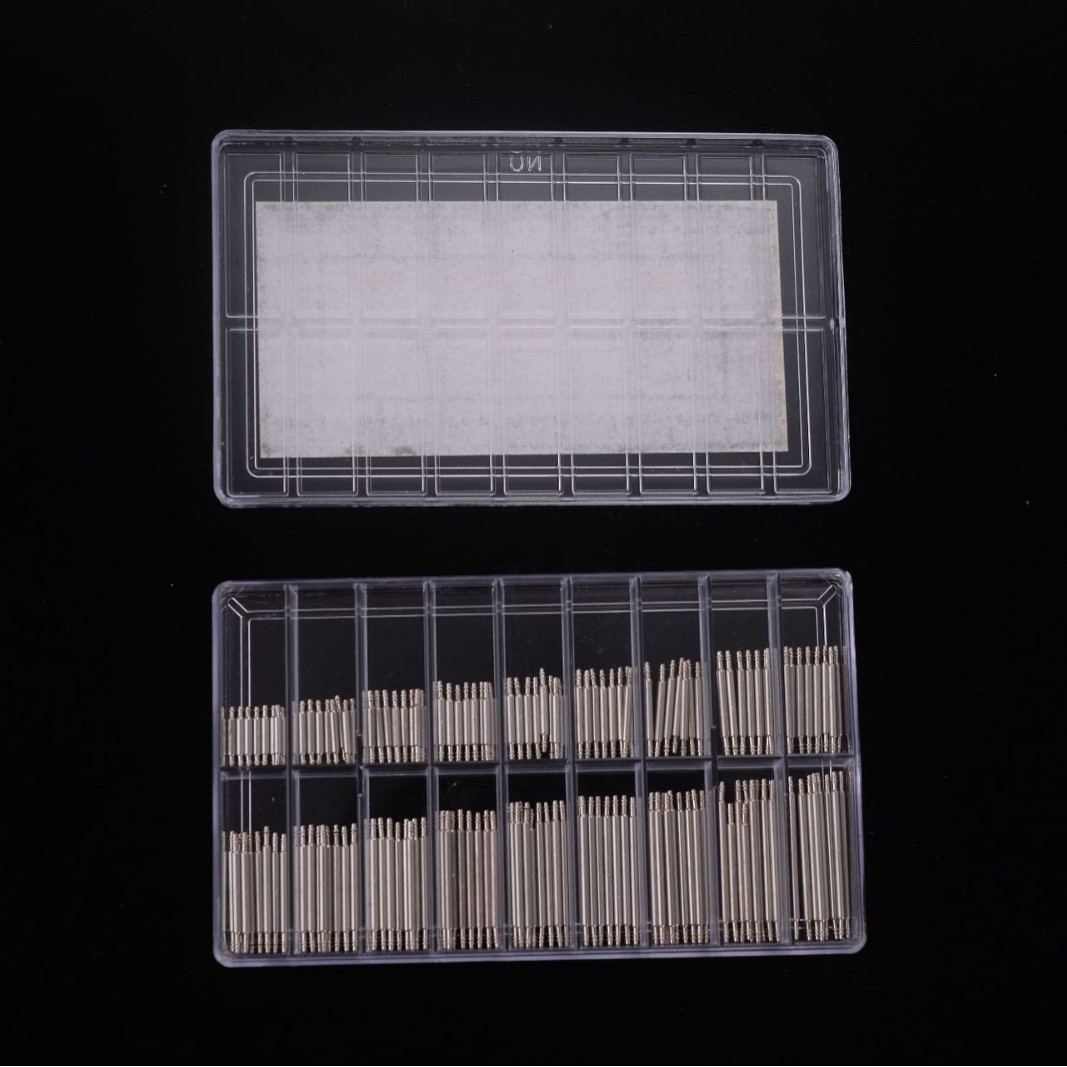 Spring Bar Tool Set - 144 ชิ้นสแตนเลสสตีลนาฬิกาบาร์สปริงชุด 8-25 มิลลิเมตร 1.5 มิลลิเมตรเส้นผ่านศูนย์กลางซ่อมหมุดออแกไนเซอร์กรณี-เครื่องมือที่ทนทานสำหรับ