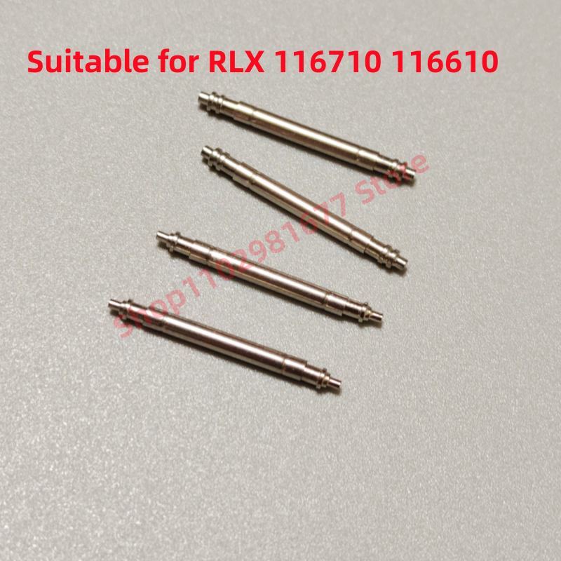 Spring Bar Tool Set - 2ชิ้น20มม. * 2.0มม. ส่วนสแตนเลสนาฬิกาสปริงเงิน316L อุปกรณ์กิ๊บติดผมเหมาะสำหรับนาฬิกา116610รอง116710 Rolex