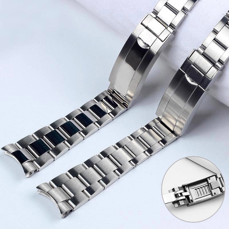 Rolex Watch Submariner - 20 มม.สร้อยข้อมือโลหะสำหรับออสเตอร์สแตนเลสสตีลสำหรับโรเล็กซ์ ซับมารีนเนอร์ เดย์โทนา GMT ผู้ชายธุรกิจนาฬิกาสร้อยข้อมือสายคล้อง