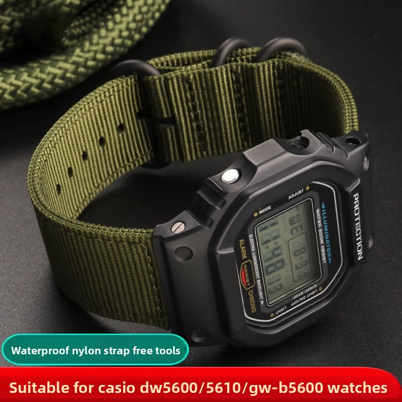 Casio Watch G-Shock Dw-5600 - ไนลอนสําหรับนาฬิกา Casio G-Shock DW-5600 GW-B5600 GM-5600
