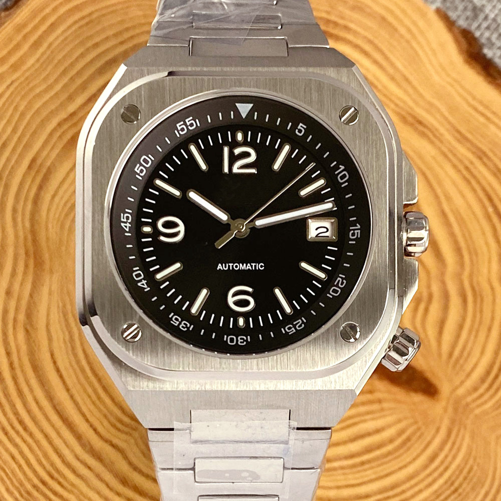 Rolex Watch Submariner - AR Sapphire Glass 42 มม.เหล็กนาฬิกาผู้ชาย S