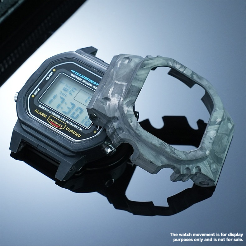 Casio Watch G-Shock Dw-5600 - เคสนาฬิกาคาร์บอนไฟเบอร์สำหรับคาสิโอ G-SHOCK DW-5600 DW-5610 GMW-B5000 กรอบนาฬิกาสี่เหลี่ยมเล็ก