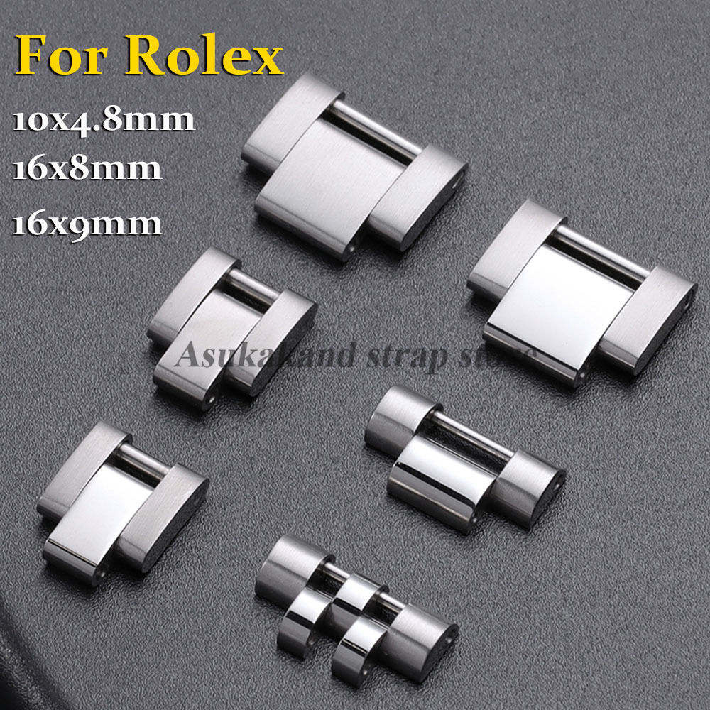 Rolex Watch Submariner - ตัวเชื่อมต่อโลหะขนาด 16x8 มม./16x9 มม./10x4.8 มม. สำหรับสายนาฬิกา