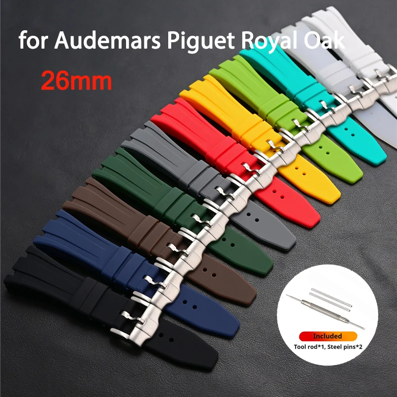 Audemars Piguet Watch Royal Oak Offshore - สายยางขนาด 26 มม. สำหรับ Audemars Piguet