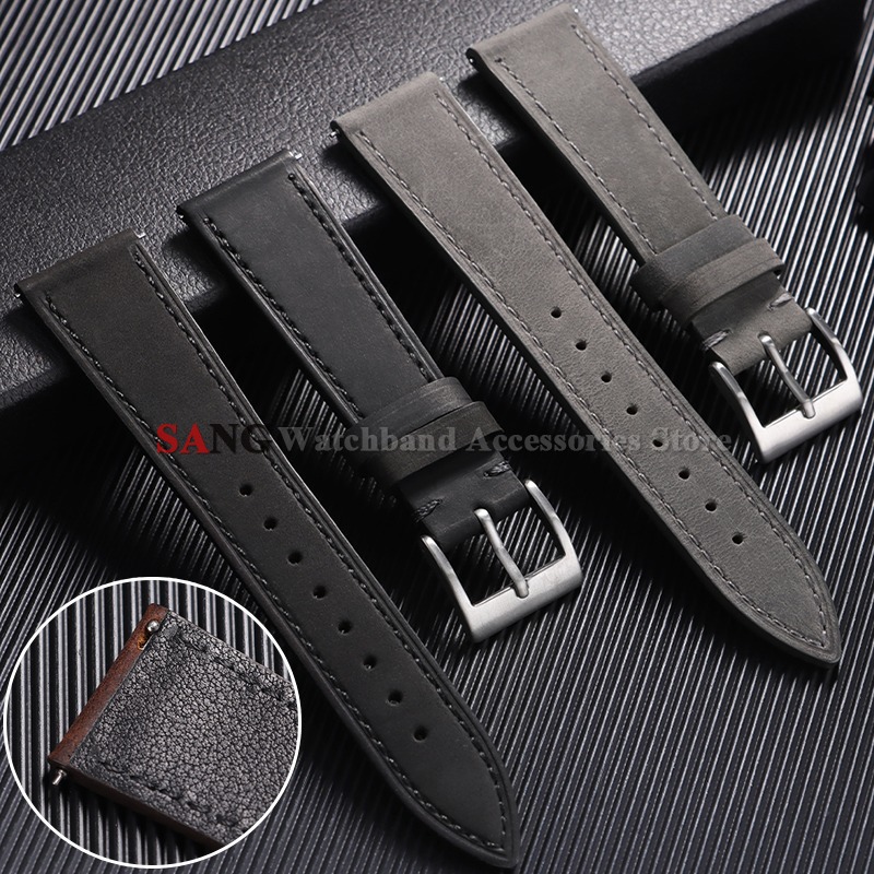 Suede Strap Watch - สายนาฬิกาหนังวัวแท้แบบถอดเร็ว ขนาด 18 มม. 19 มม.