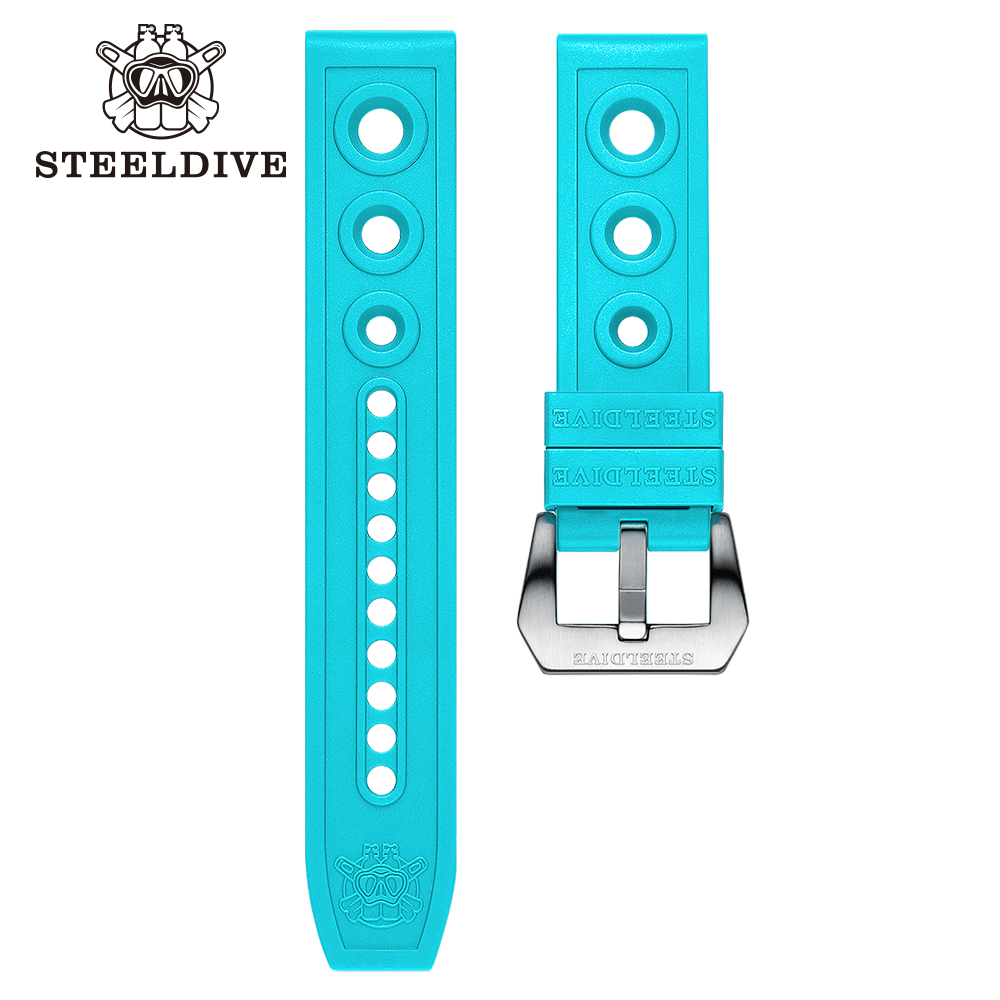 Seiko Watch Prospex - Tali Jam Tangan Karet 20มม.นาฬิกานาฬิกาข้อมือผู้ชายสร้อยข้อมือนาฬิกาดำน้ำ20/22มม.