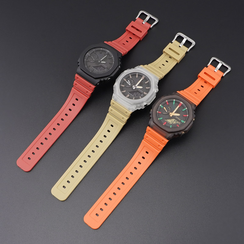 Tali Jam Tangan karet สำหรับ C - Casio Watch G-Shock Ga-2100 บทวิจารณ์และราคา