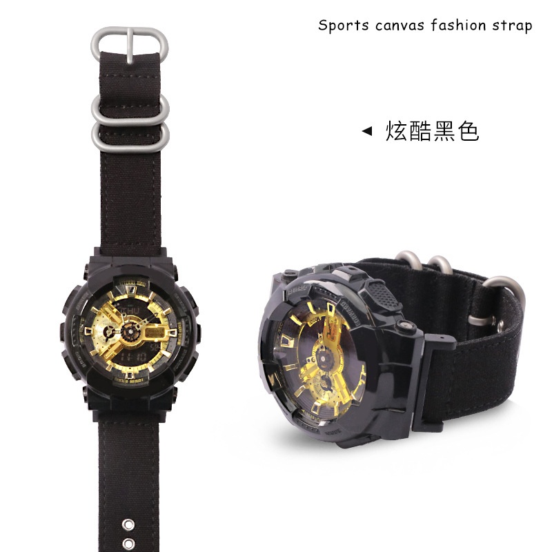สายนาฬิกาผ้าแคนวาสไนลอนขนาด 16 - Casio Watch G-Shock Dw-5600 บทวิจารณ์และราคา
