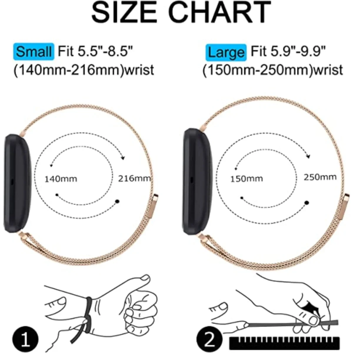 สาย Milanese สำหรับ Fitbit Ver - Milanese Loop Magnetic บทวิจารณ์และราคา