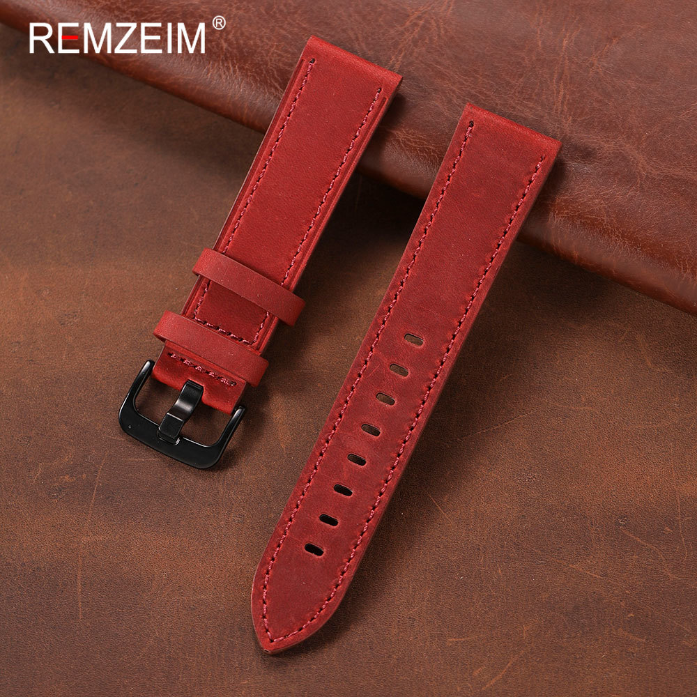 สายนาฬิกาหนังแท้ลายคลาสสิคสำหร - Suede Strap Watch บทวิจารณ์และราคา