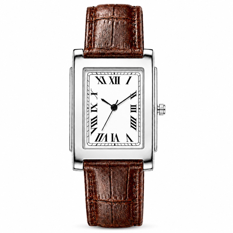 นาฬิกาข้อมือควอตซ์แบบอนาล็อกสำ - Leather Watch Band Men บทวิจารณ์และราคา