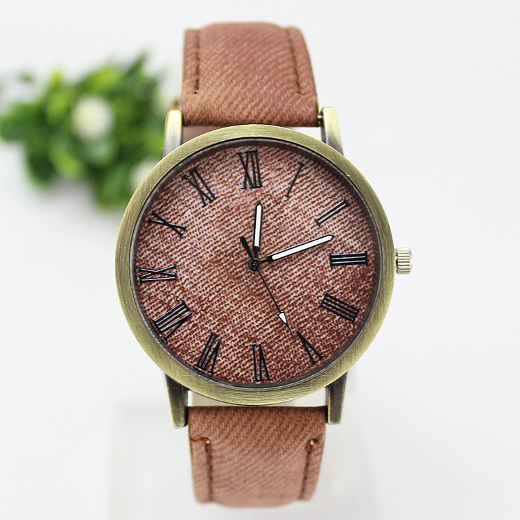 ใหม่แฟชั่นผู้ชายCasualควอตซ์นา - Leather Watch Band Men บทวิจารณ์และราคา