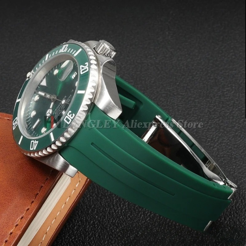 20mm 21mm 22mm Curved End Sili - Rolex Watch Submariner บทวิจารณ์และราคา