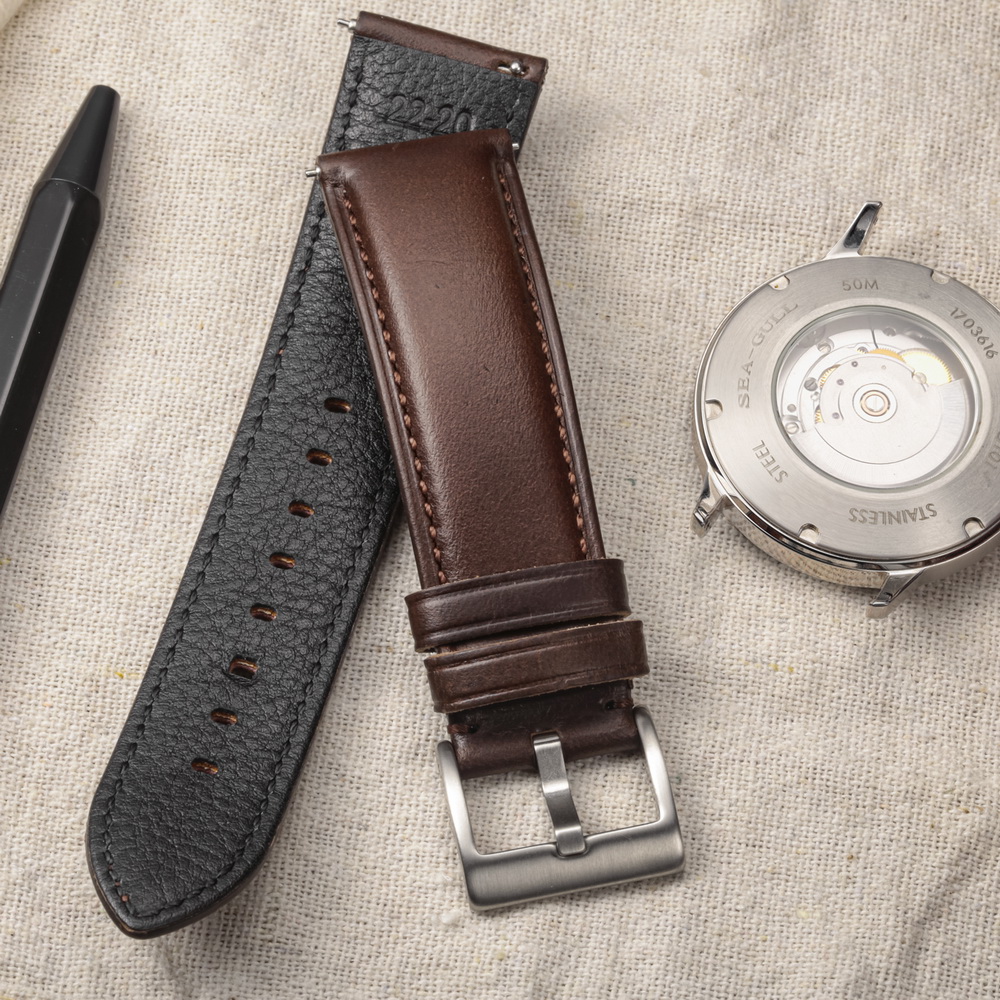 เฮมซุตสายนาฬิกาหนังแท้ QUICK R - Suede Strap Watch บทวิจารณ์และราคา