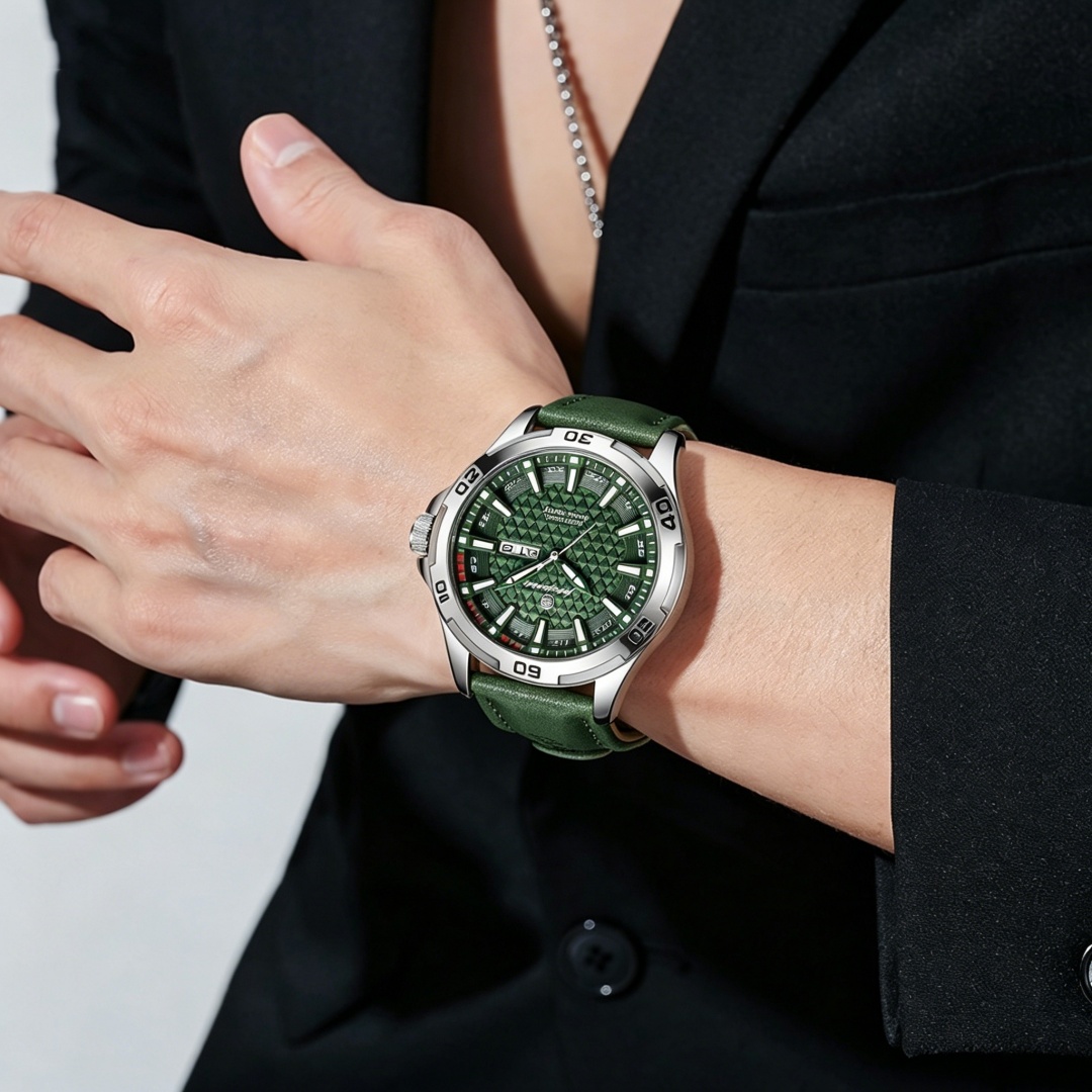 PAAZOMU นาฬิกาข้อมือผู้ชายแบรน - Leather Watch Band Men บทวิจารณ์และราคา