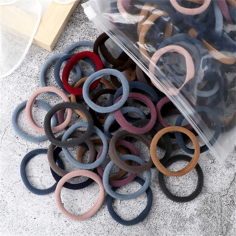 50 ชิ้น/เซ็ตหญิงสาวพื้นฐานผม 4 - Silicone Band Women บทวิจารณ์และราคา