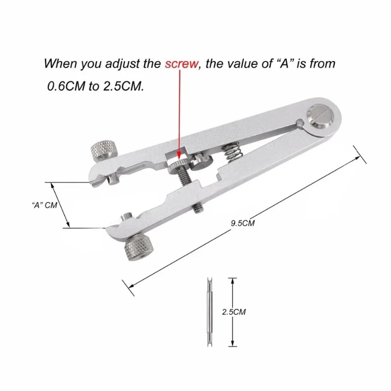 คีมถอดสายนาฬิกาอะลูมิเนียมอัลล - Spring Bar Tool Set บทวิจารณ์และราคา