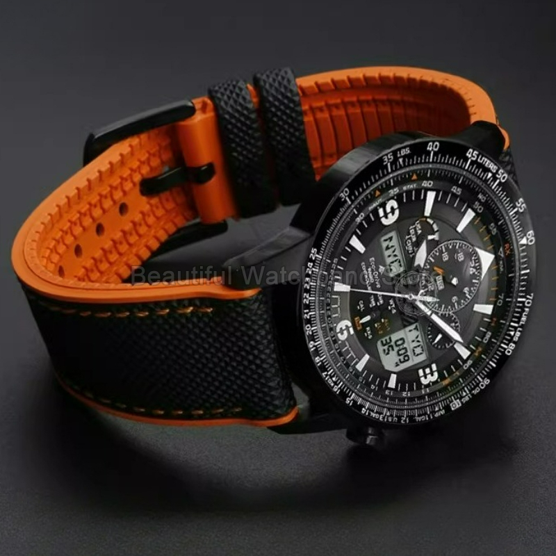 สายนาฬิกาซิลิโคนฟลูออโรรับเบอร - Citizen Watch Promaster บทวิจารณ์และราคา