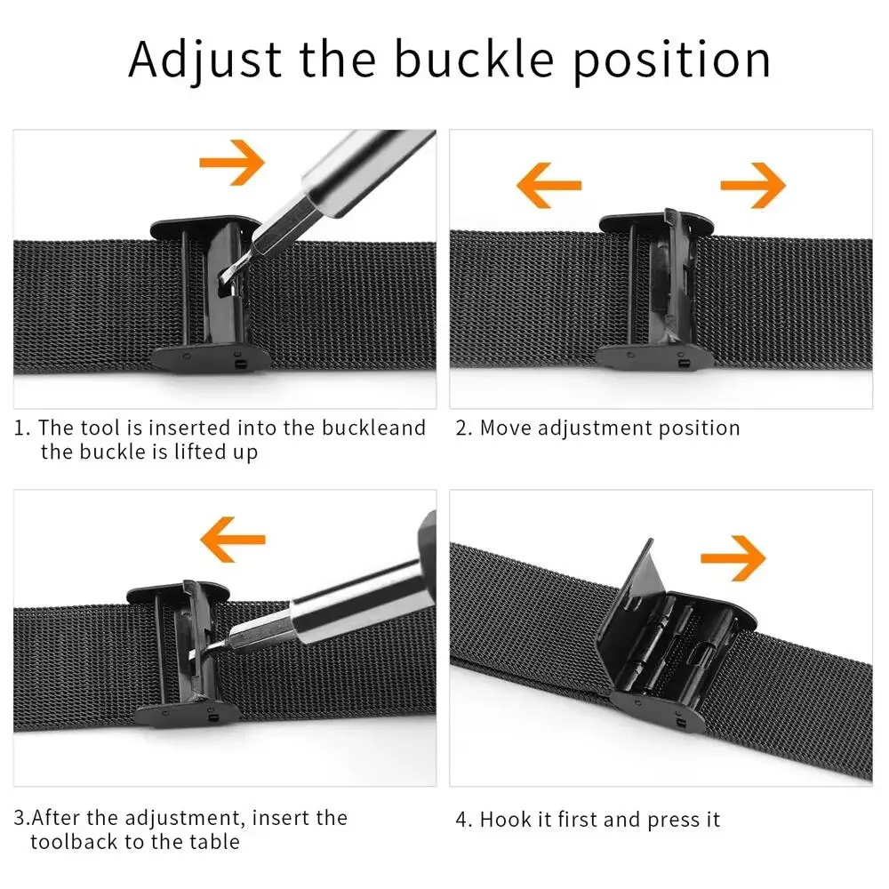 สายโลหะสำหรับสายนาฬิกาเกียรติย - Mesh Strap Metal บทวิจารณ์และราคา
