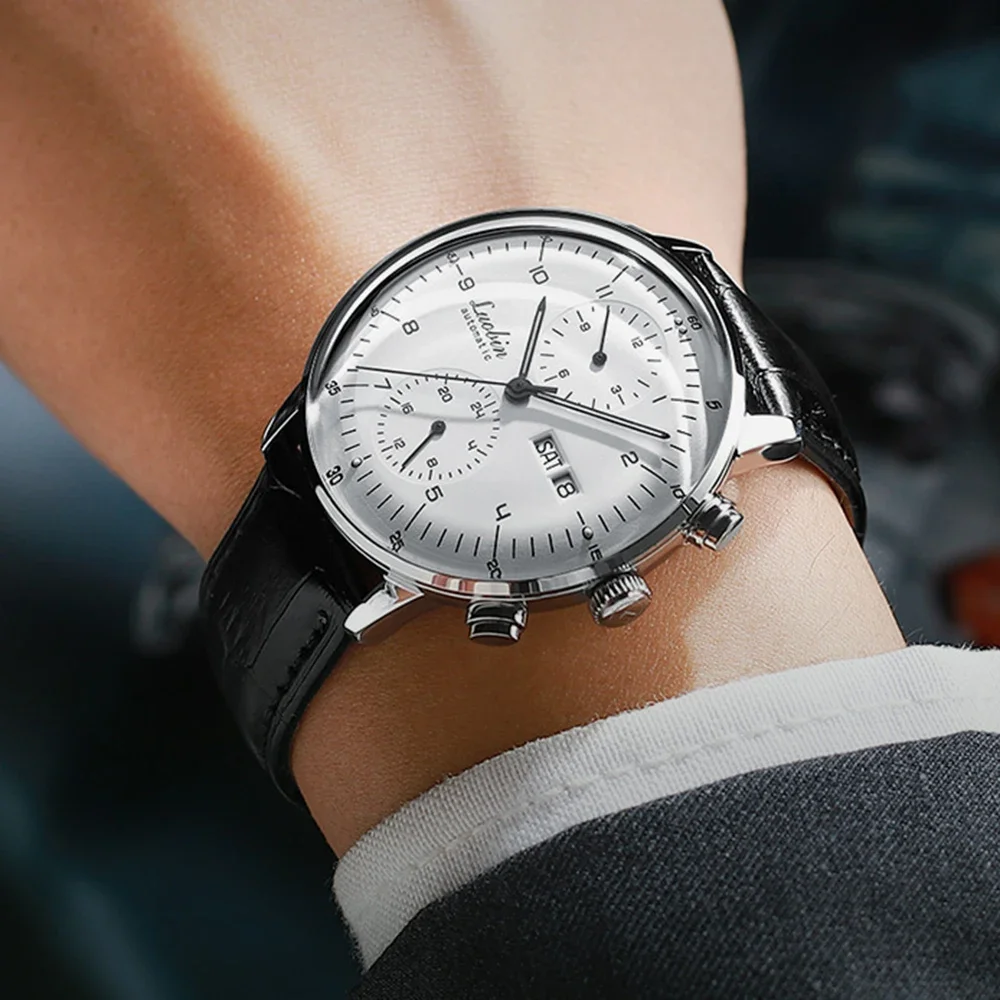 Mensแฟชั่นนาฬิกาธุรกิจนาฬิกาข้ - Seiko Watch Presage บทวิจารณ์และราคา