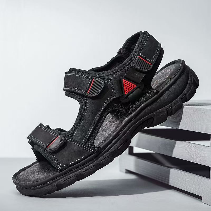 รองเท้าแตะชายหนังแท้รุ่นใหม่สำ - Sport Loop Velcro บทวิจารณ์และราคา