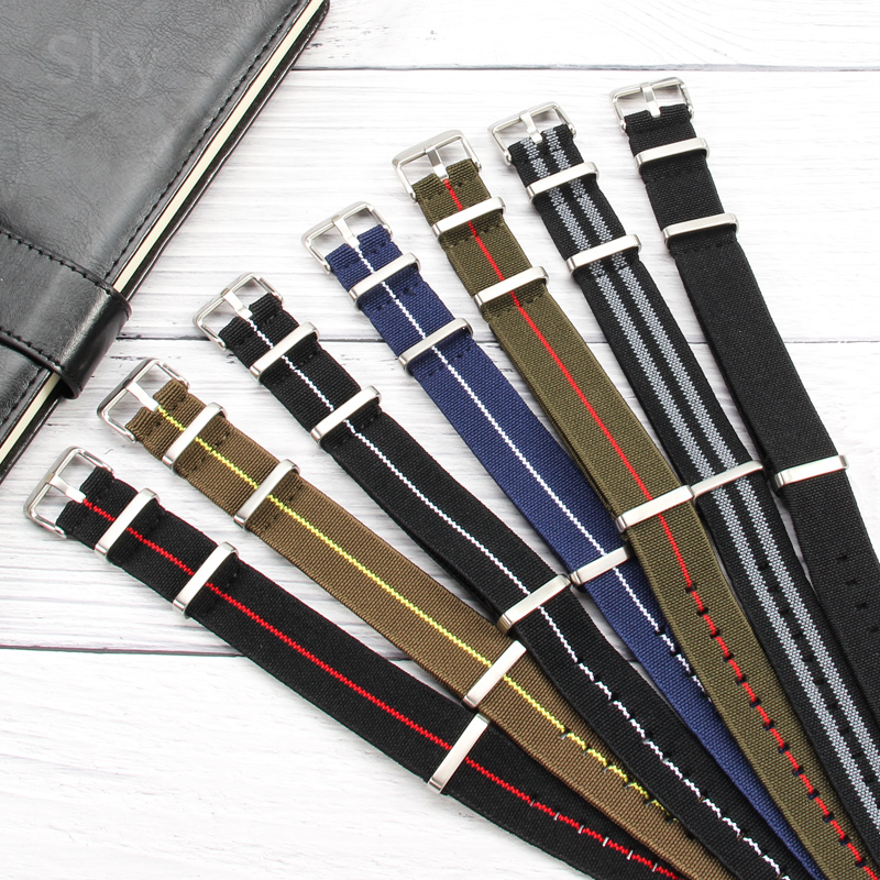 60's กองทัพฝรั่งเศสสายนาฬิกาสํ - Nato Strap Nylon บทวิจารณ์และราคา