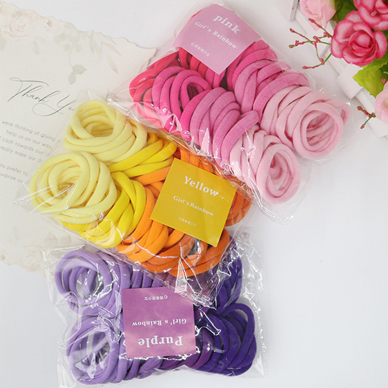 50 ชิ้น/เซ็ตหญิงสาวพื้นฐานผม 4 - Silicone Band Women บทวิจารณ์และราคา