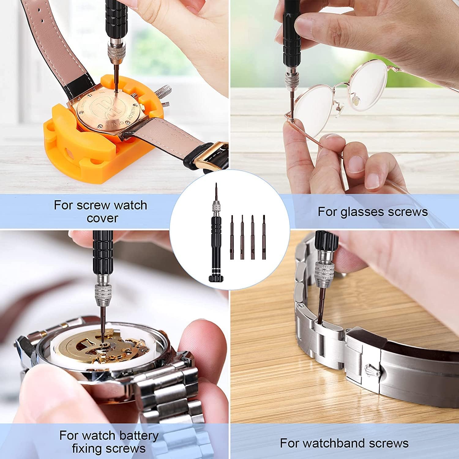 ชุดเปลี่ยนแบตเตอรี่นาฬิกา32ชิ้ - Spring Bar Tool Set บทวิจารณ์และราคา