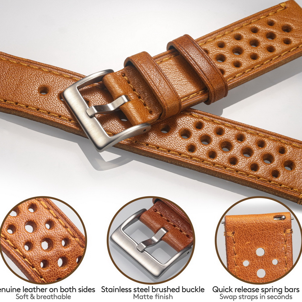 Hemsut Cowhide นาฬิกา QUICK RE - Suede Strap Watch บทวิจารณ์และราคา