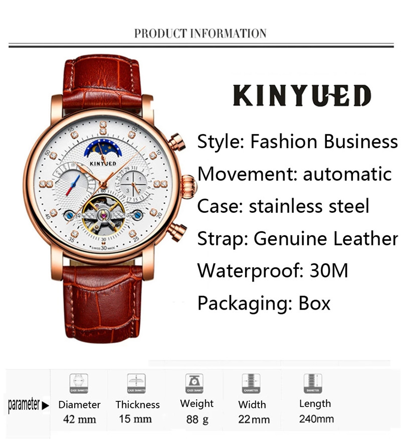 Kinyued นาฬิกานาฬิกาข้อมือสำหร - Rolex Watch Daytona บทวิจารณ์และราคา