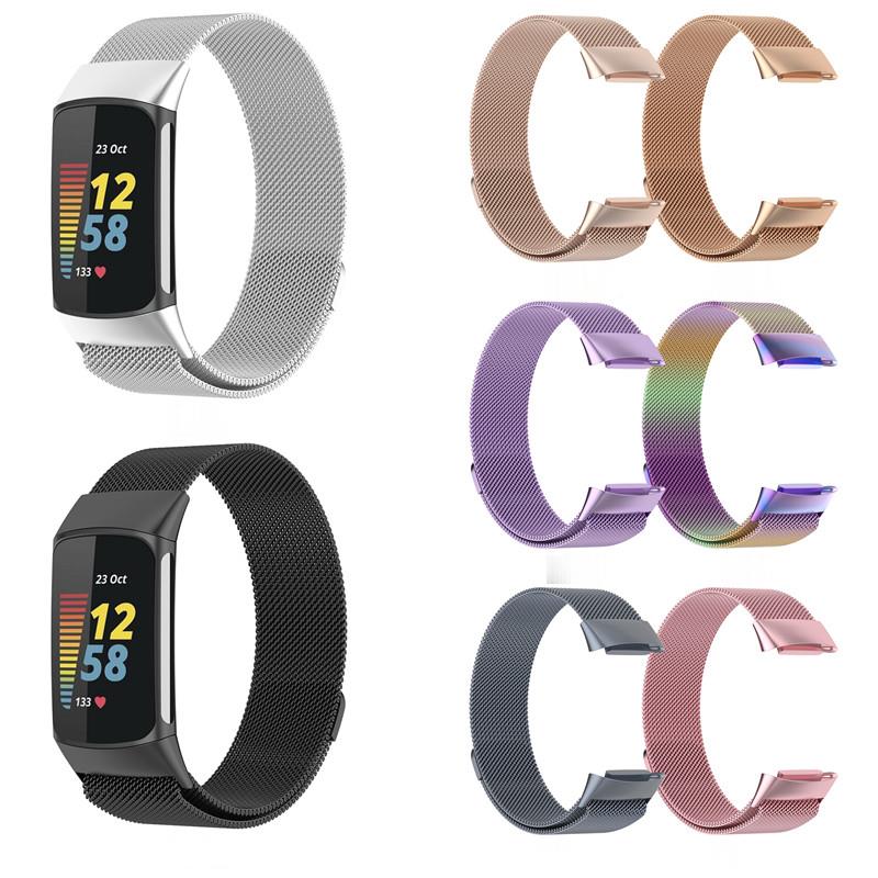 สายโลหะสำหรับ Fitbit Charge 5  - Mesh Strap Metal บทวิจารณ์และราคา
