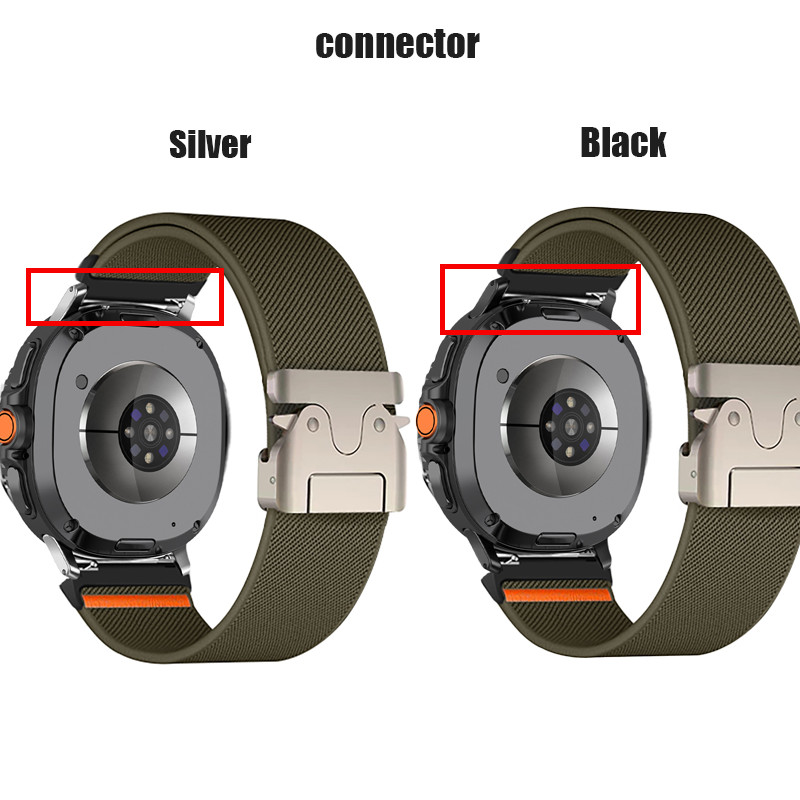 สายไนลอนสำหรับนาฬิกาซัมซุงกาแล - Parachute Strap Elastic บทวิจารณ์และราคา