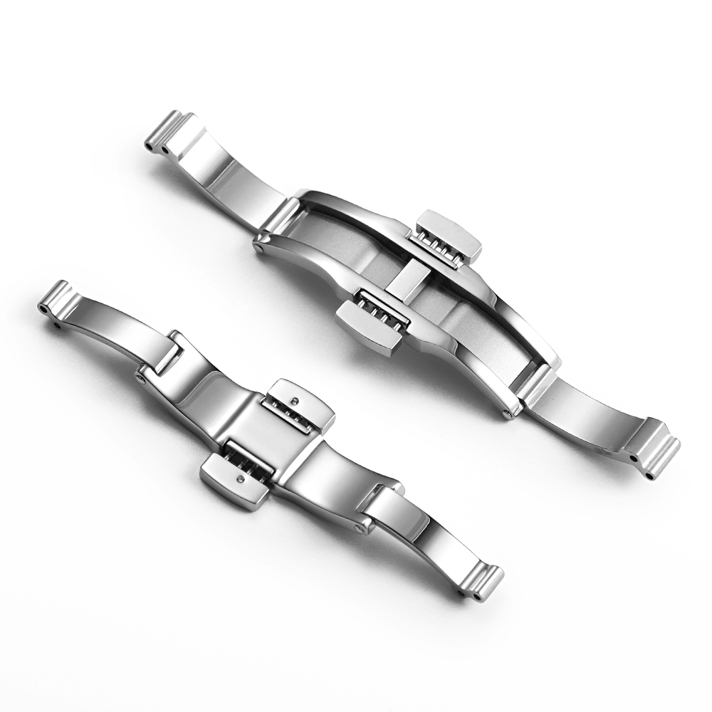 หัวเข็มขัดผีเสื้อสแตนเลสสีเงิน - Butterfly Clasp Deployant บทวิจารณ์และราคา