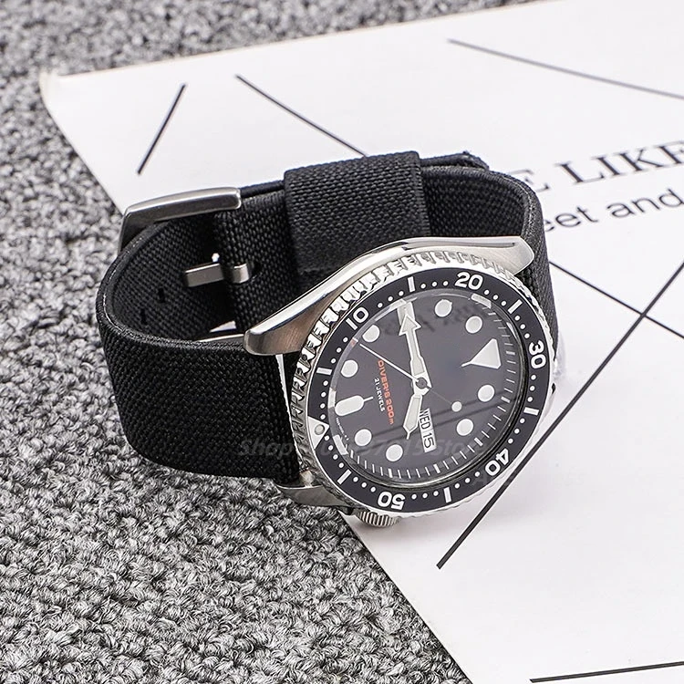 ไนลอน 18 มม.20 มม.22 มม.24 มม. - Nato Strap Nylon บทวิจารณ์และราคา