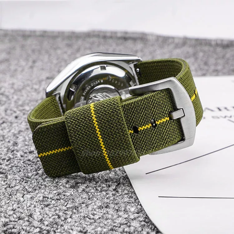 ไนลอน 18 มม.20 มม.22 มม.24 มม. - Nato Strap Nylon บทวิจารณ์และราคา