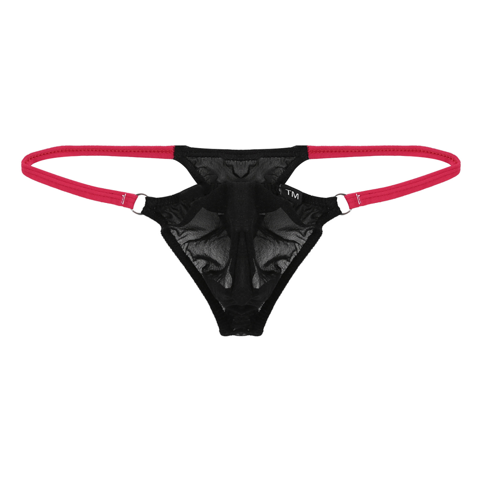 กางเกงในชายแบบ T-string สีแดงต - Mesh Strap Metal บทวิจารณ์และราคา